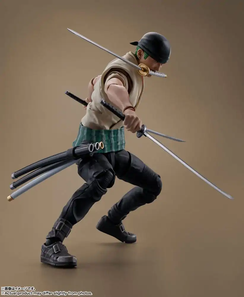 One Piece S.H. Figuarts Action Figure Roronoa Zoro (Netflix) 14 cm termékfotó