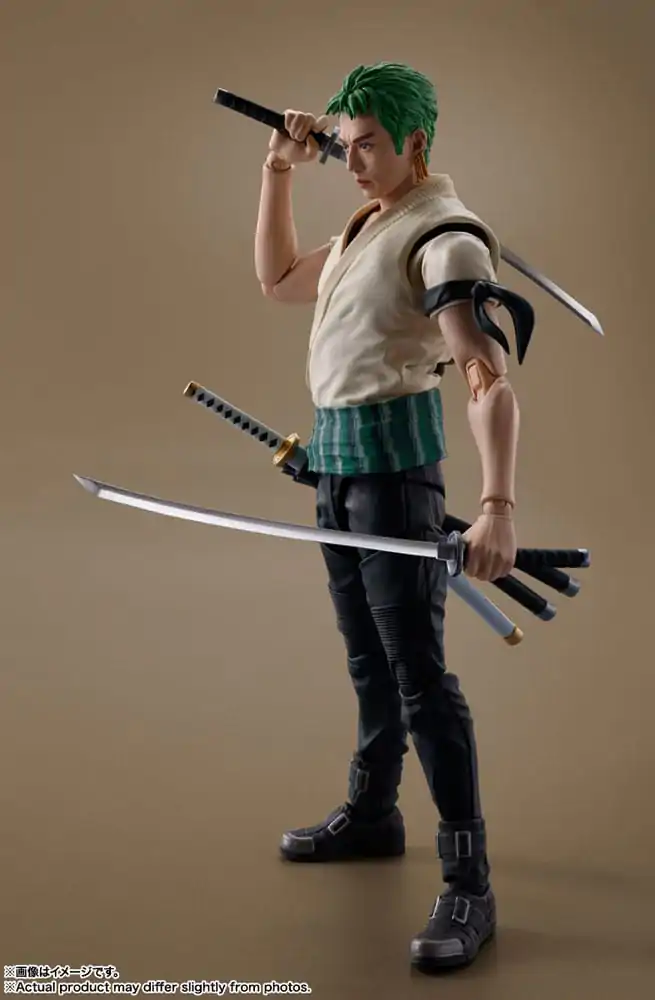 One Piece S.H. Figuarts Action Figure Roronoa Zoro (Netflix) 14 cm termékfotó