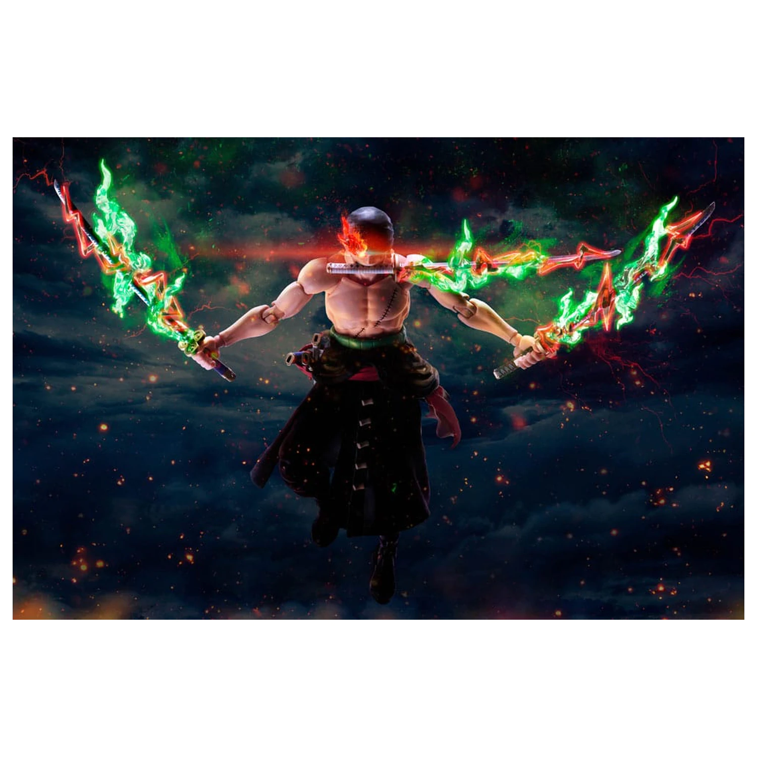 One Piece S.H.Figuarts Action Figure Roronoa Zoro The King of Hell 15 cm  product photo