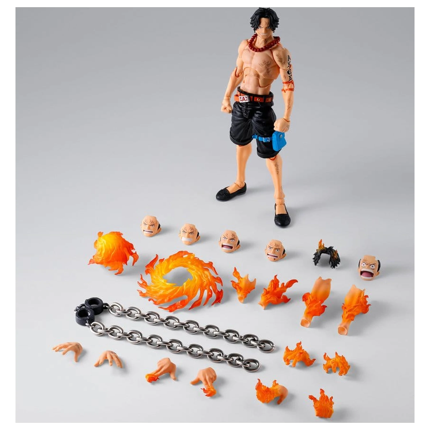 One Piece S.H. Figuarts Action Figure Portgas D. Ace -Marineford- 16 cm product photo