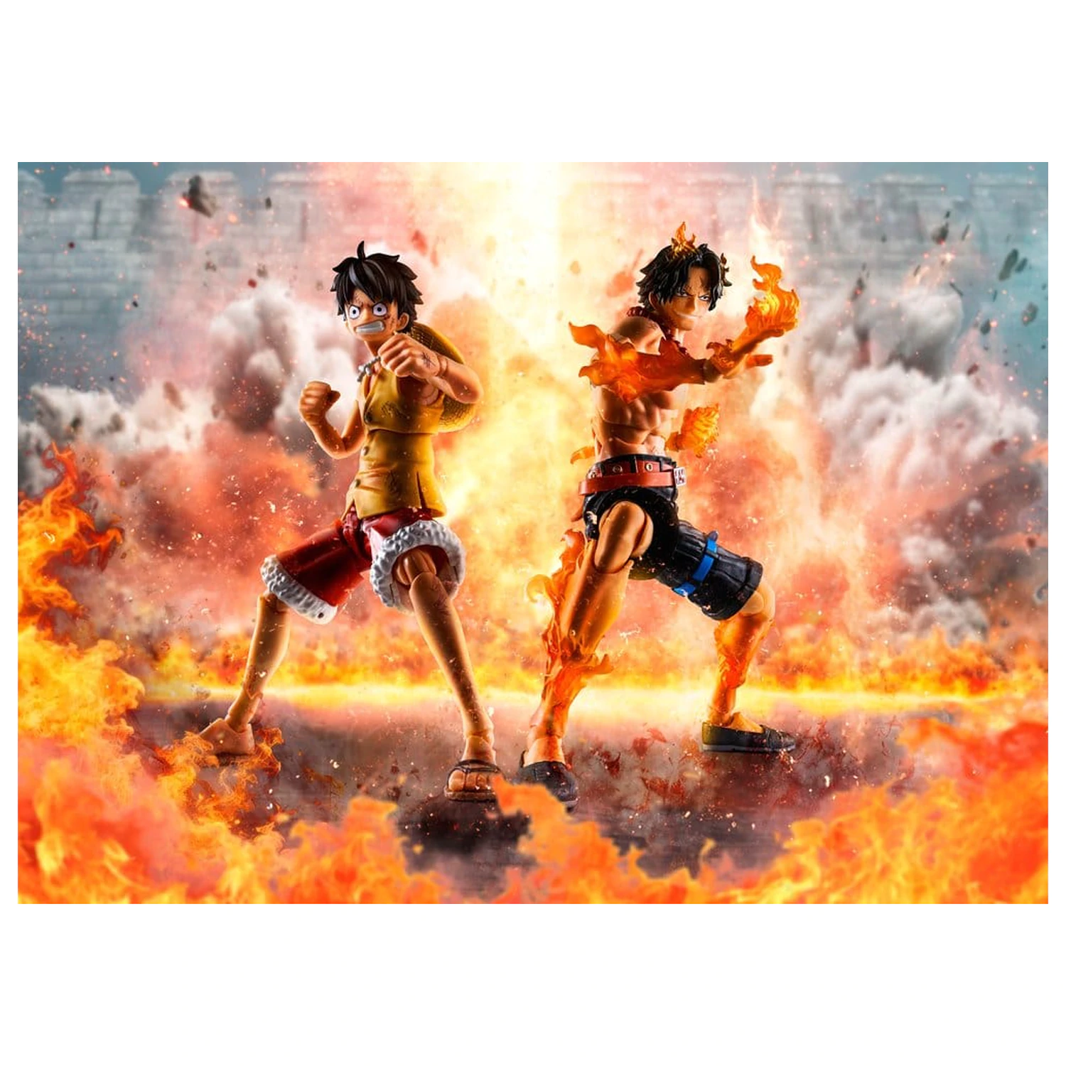 One Piece S.H. Figuarts Action Figure Portgas D. Ace -Marineford- 16 cm product photo