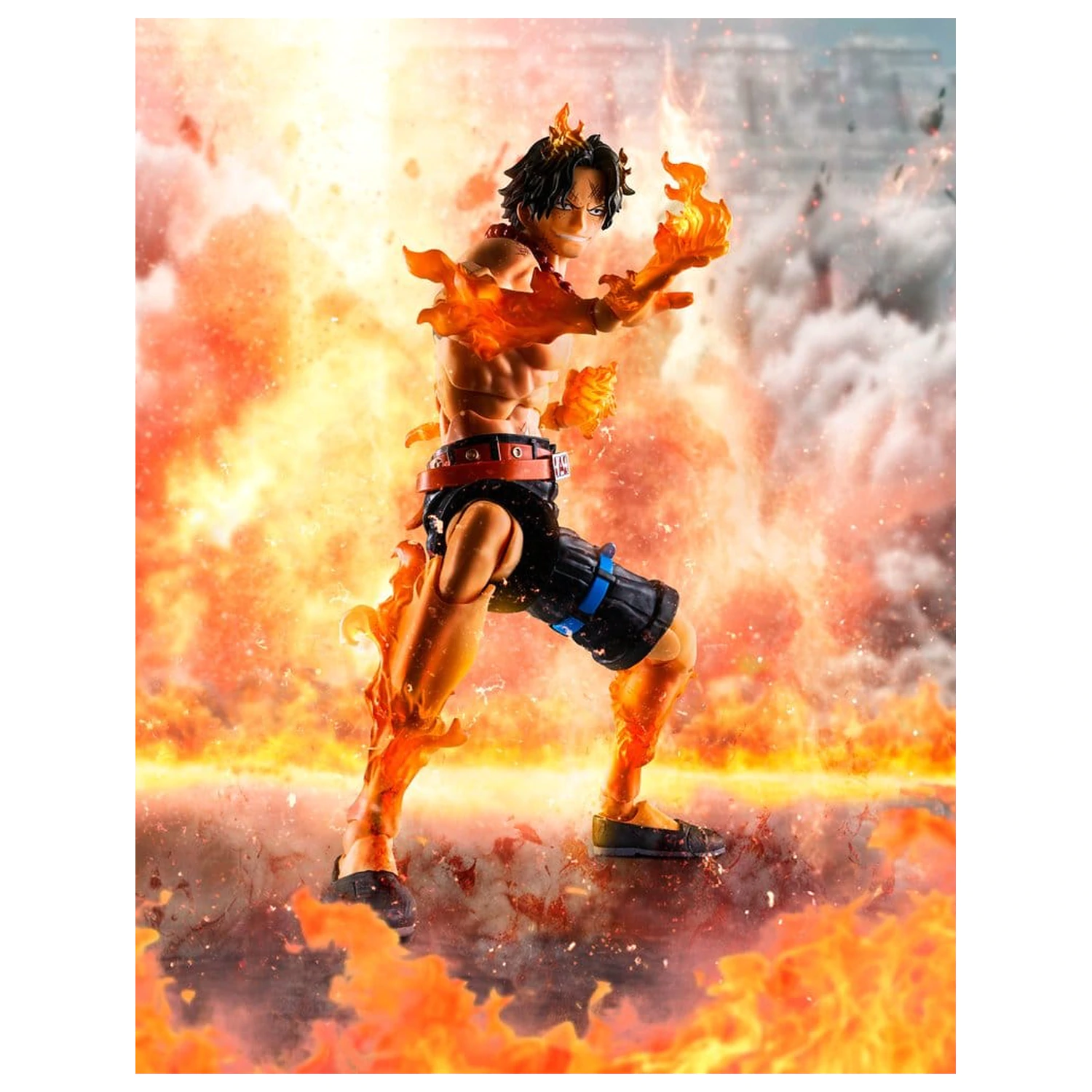 One Piece S.H. Figuarts Action Figure Portgas D. Ace -Marineford- 16 cm product photo