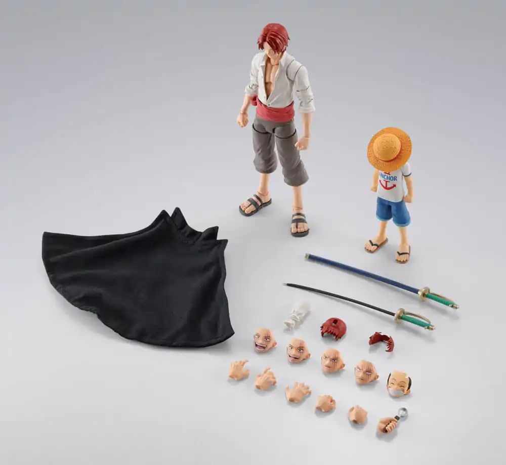 One Piece S.H.Figuarts Action Figure 2-Pack Shanks & Monkey D. Luffy Childhood Ver. termékfotó