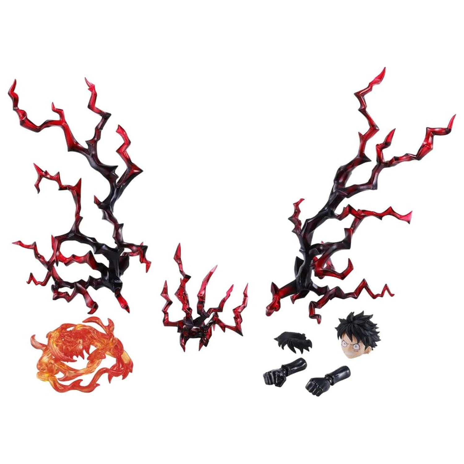 One Piece S.H.Figuarts Accessory Set Monkey D. Luffy -Two Years Later- Option Parts Set product photo