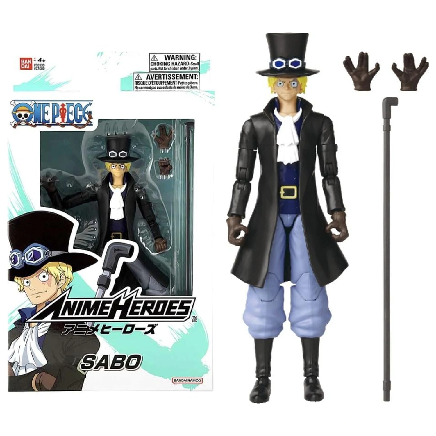 One Piece Sabo Figure Anime Heroes 17cm product photo