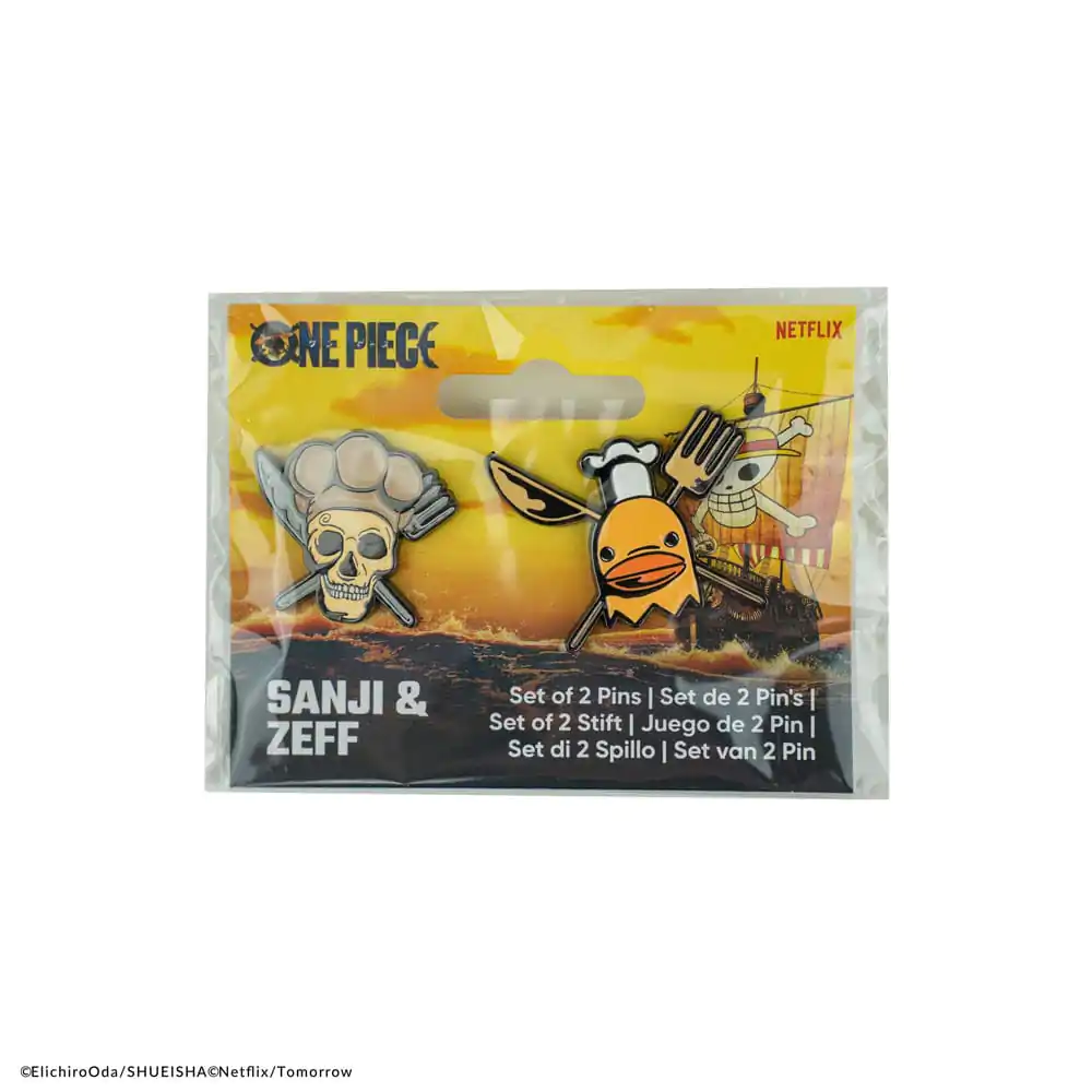 One Piece Pins 2-Pack Sanji & Zeff product photo