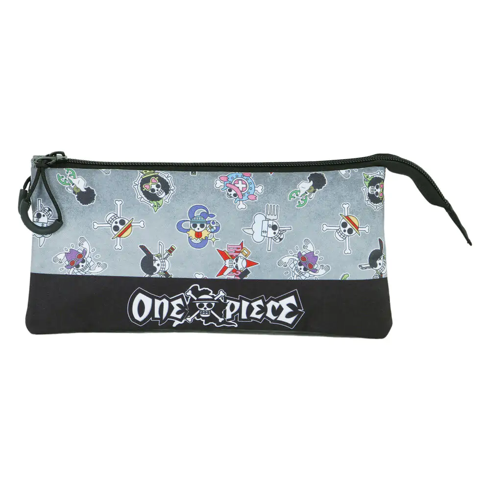 One Piece Skull Symbols triple pencil case product photo