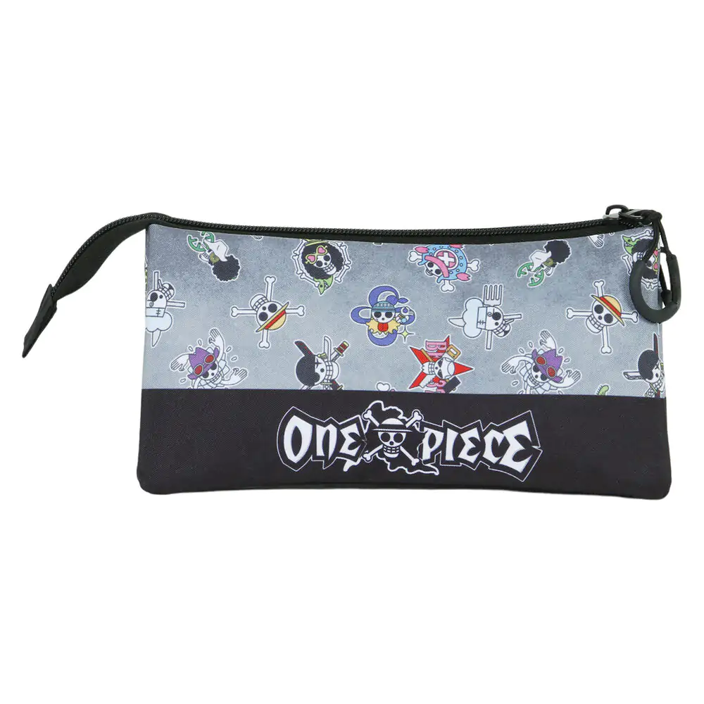 One Piece Skull Symbols triple pencil case product photo