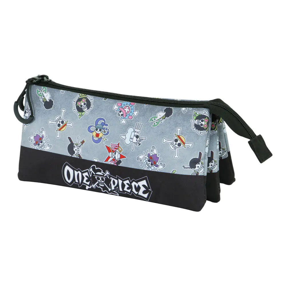 One Piece Skull Symbols triple pencil case product photo