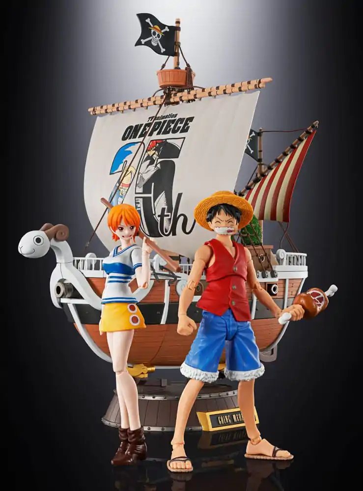 One Piece Soul of Chogokin Diecast Action Figure Going Merry 25th Anniversary Memorial Edition 28 cm product photo