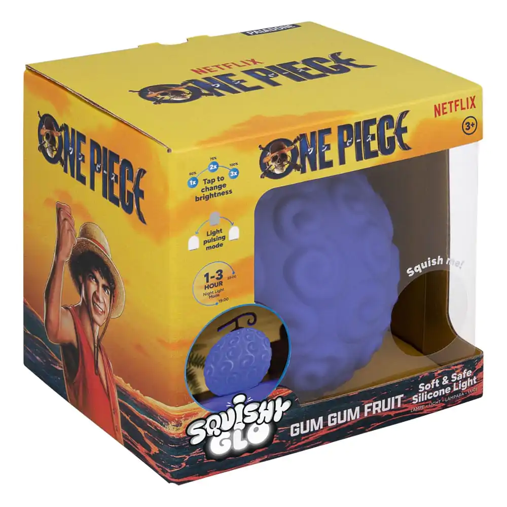 One Piece Squishy Glo Silicon Light Gum Gum Fruit 15 cm product photo