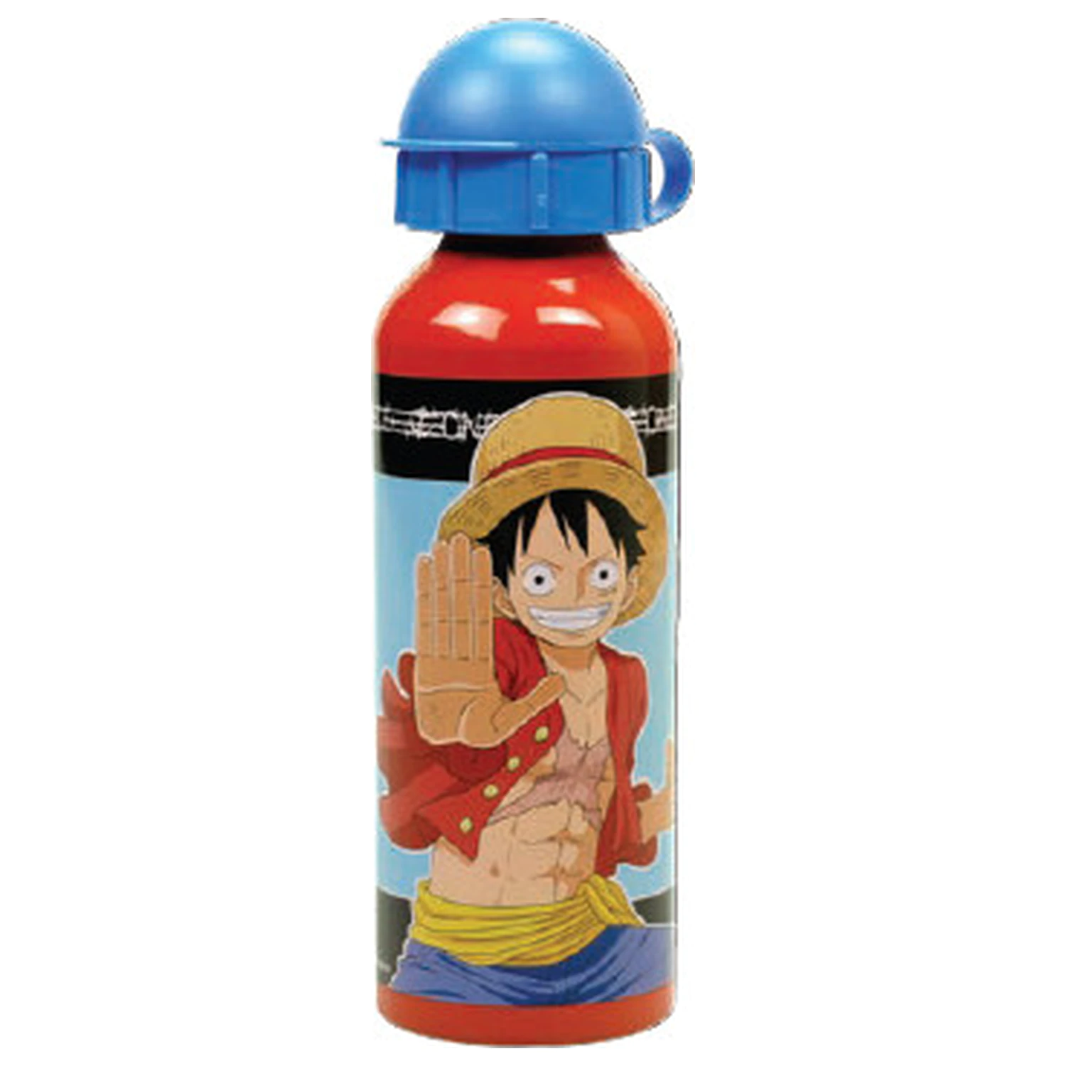 One Piece Striking Aluminum Water Bottle with Drinking Cap 520 ml product photo