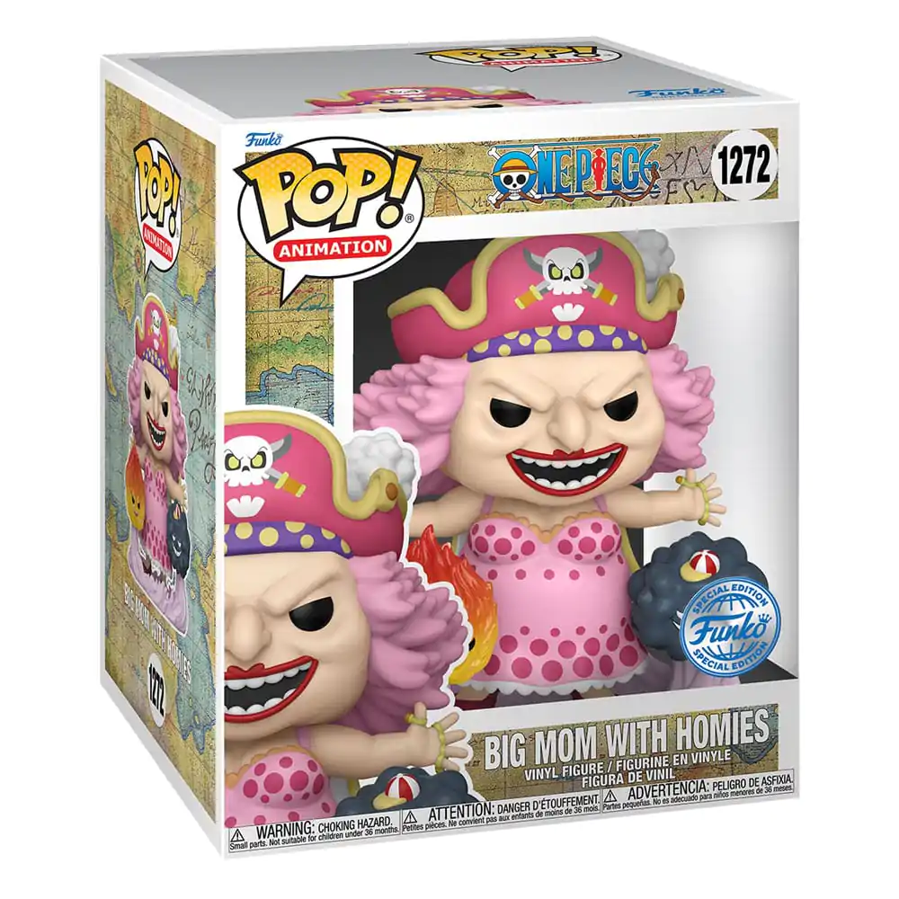 One Piece Super Sized POP! Animation Vinyl Figure Big Mom w/Homies 15 cm termékfotó