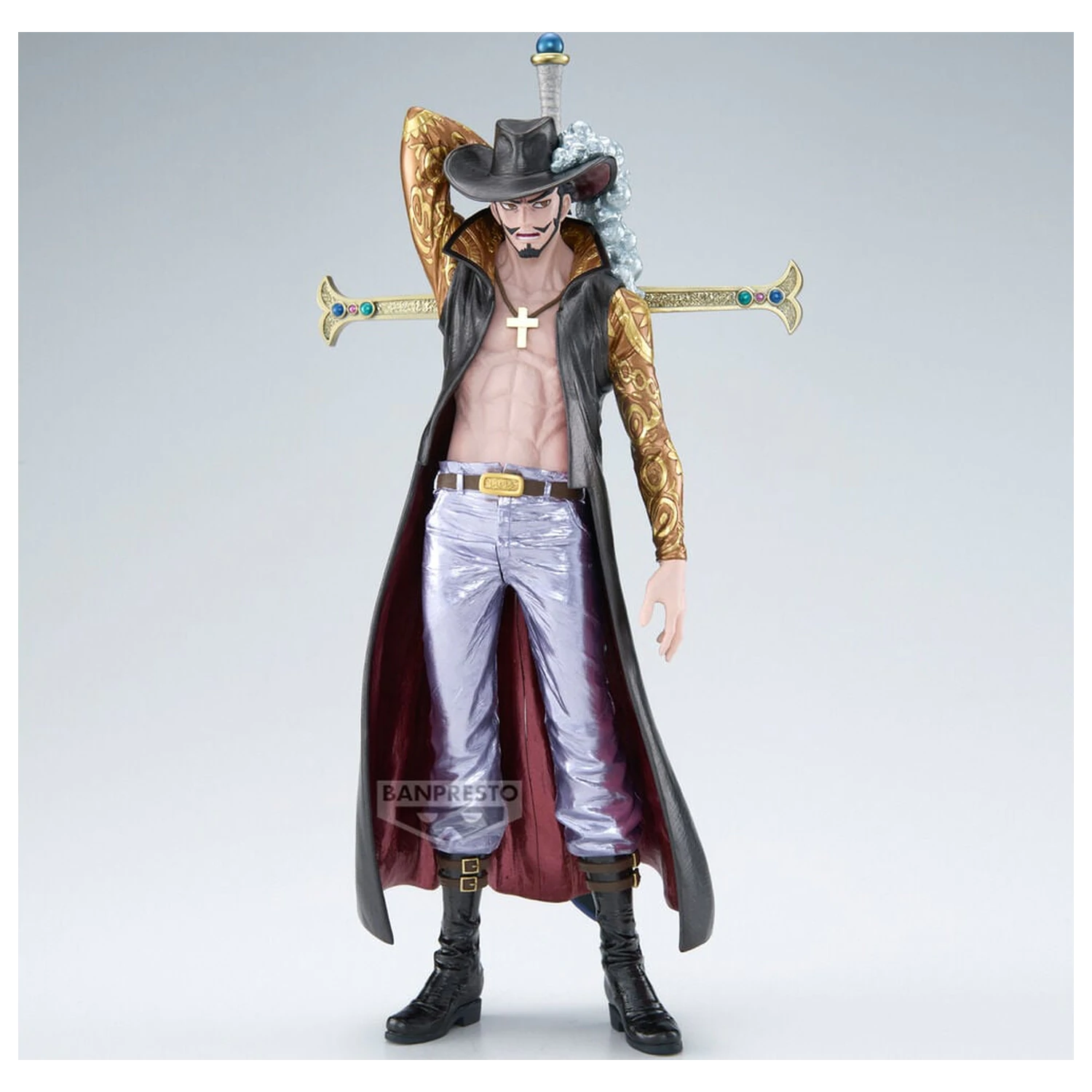 One Piece The Anime Dracule Mihawk figure 34cm product photo