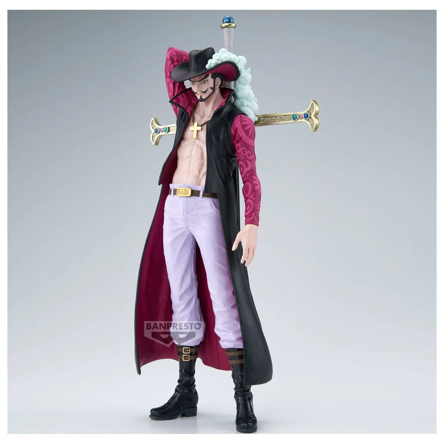 One Piece The Anime Dracule Mihawk figure 34cm product photo