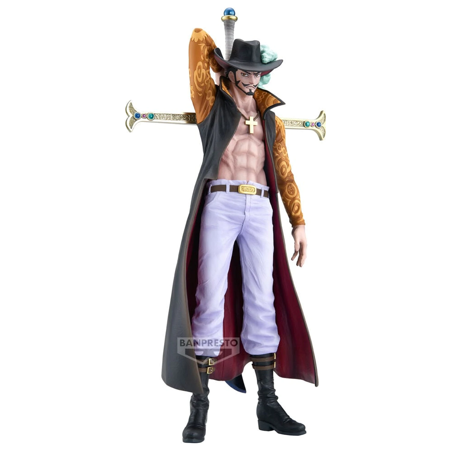 One Piece The Brush Dracule Mihawk figure 34cm product photo