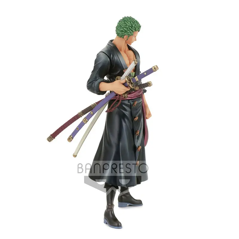 One Piece DXF The Grandline PVC Statue Wanokuni Vol. 1 Roronoa Zoro 17 cm product photo