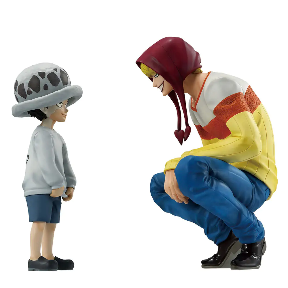 One Piece The Unbreakable Law Trafalgar Law &amp; Corazon Ichibansho figures 11cm product photo