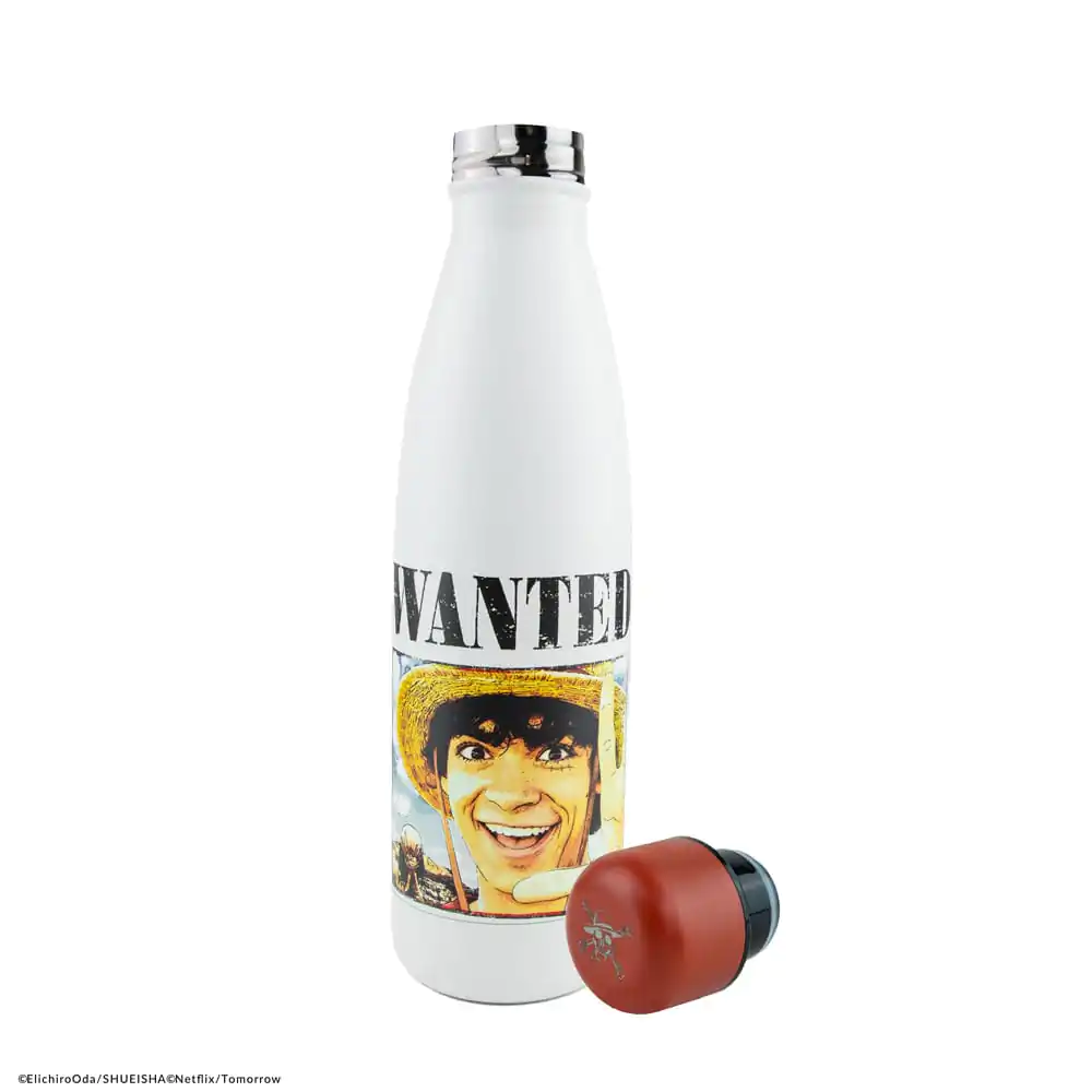 One Piece Thermo Water Bottle Wanted Luffy termékfotó