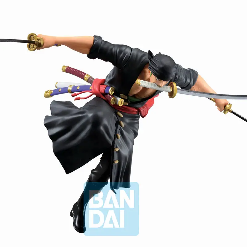 One Piece Third Act Wano Country Roronoa Zoro Ichibansho figure 17cm product photo