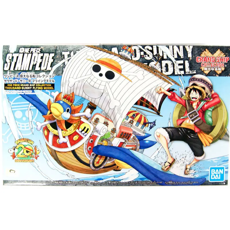 One Piece Thousand-Sunny Flying Model Ship Model Kit figure 12cm termékfotó