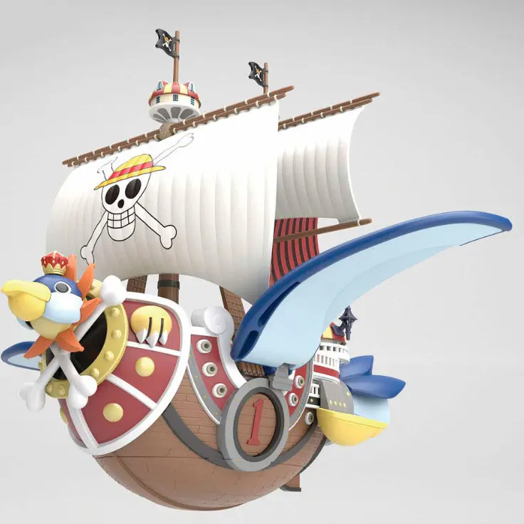 One Piece Thousand-Sunny Flying Model Ship Model Kit figure 12cm termékfotó