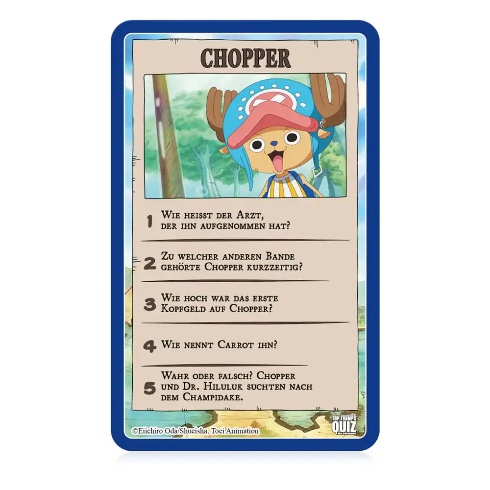 One Piece Card Game Top Trumps Quiz *German Version* product photo