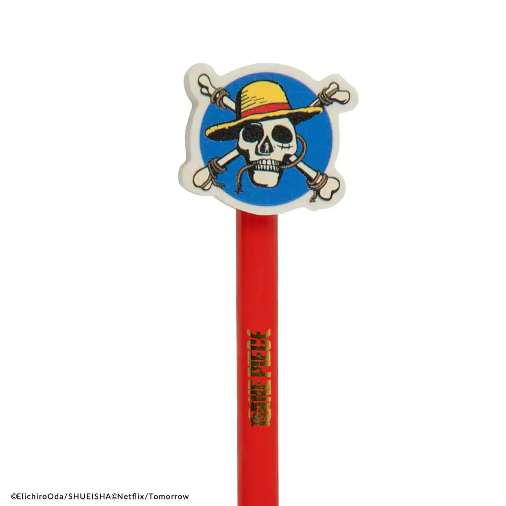 One Piece Pencils with Eraser Topper Luffy termékfotó