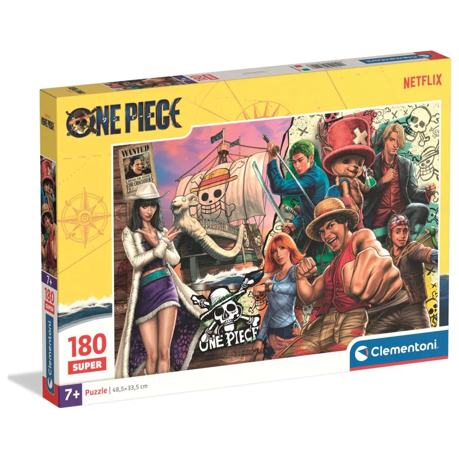 One Piece Treasure Hunt 180-piece puzzle product photo
