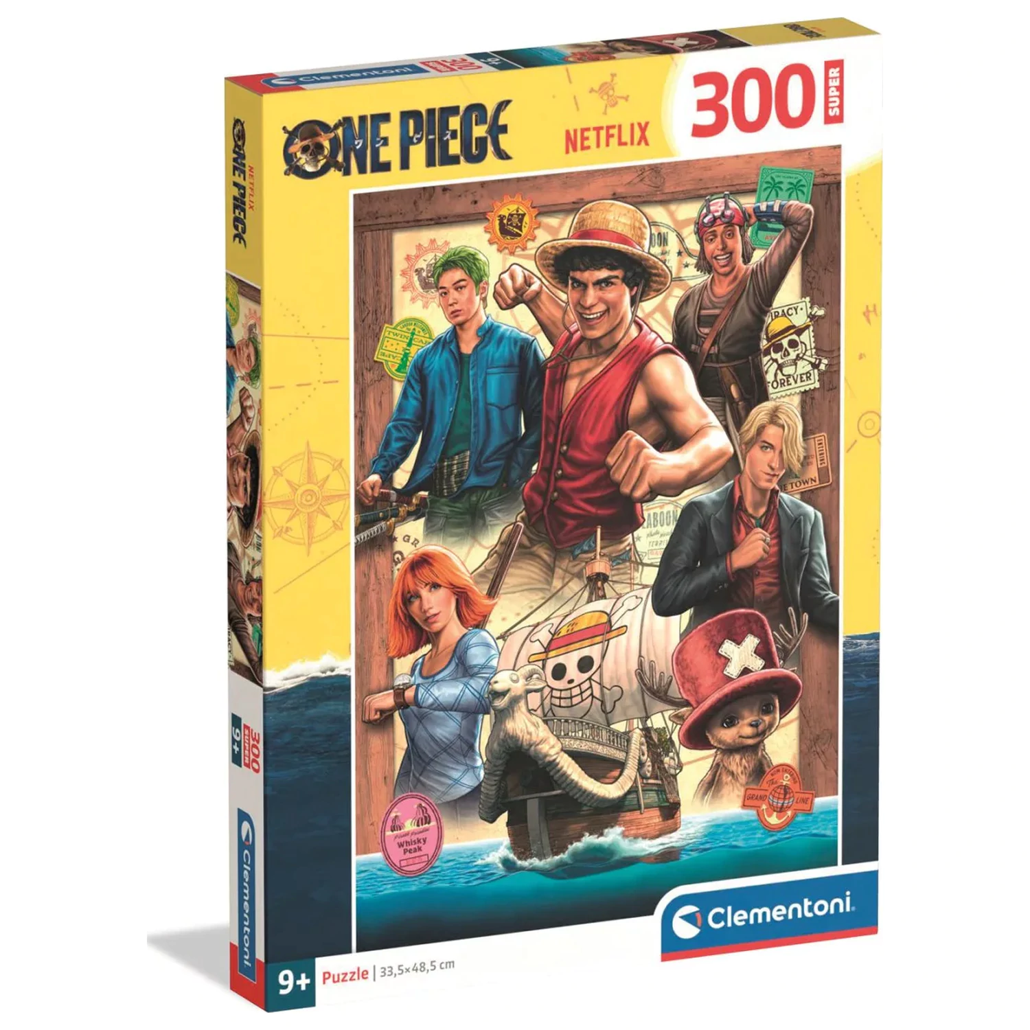 One Piece Treasure Hunt 300-piece puzzle product photo