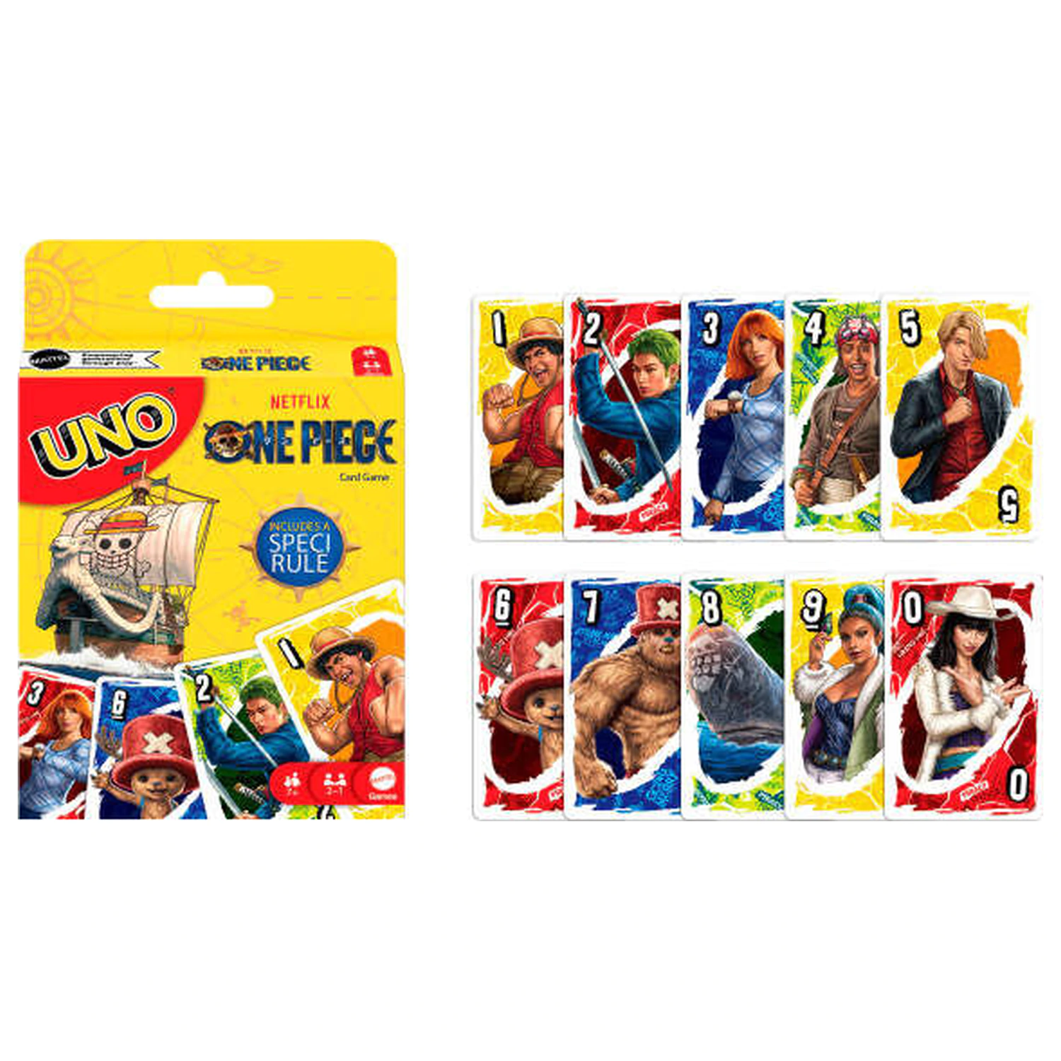 One Piece UNO card game product photo