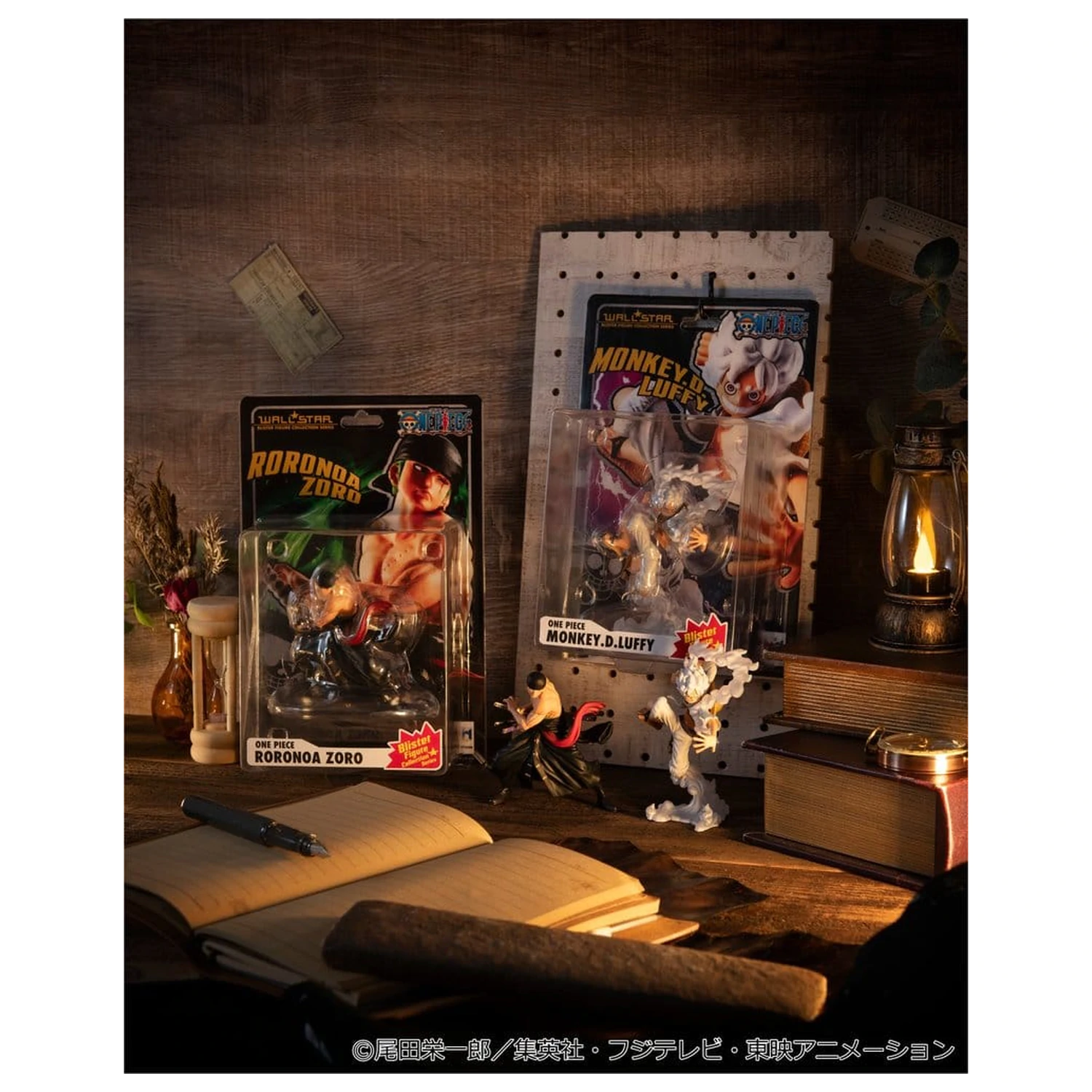 One Piece Wallstar PVC Figures 2-Pack Monkey D. Luffy Gear Fifth & Roronoa Zoro (with gift) 10 cm product photo