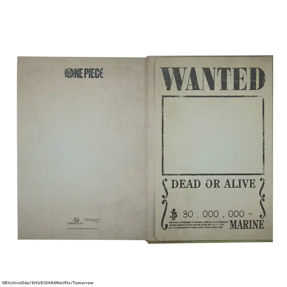 One Piece Notebook Wanted product photo