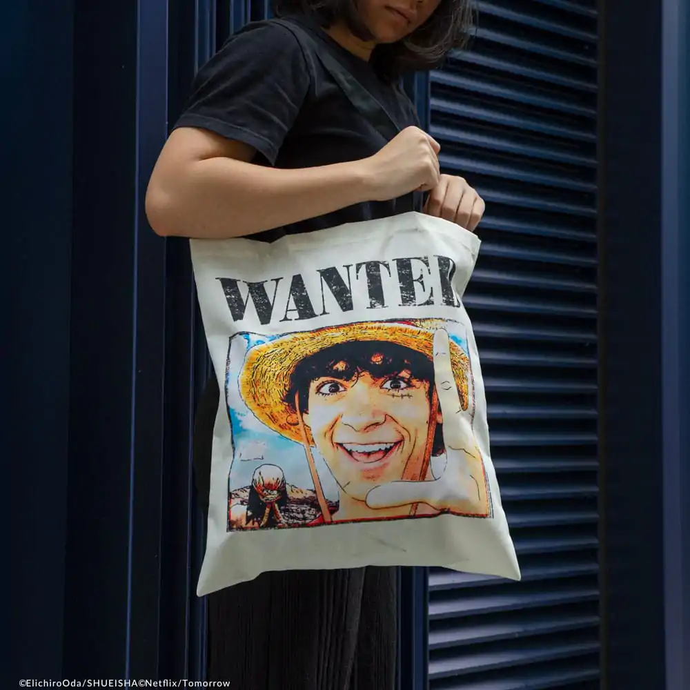 One Piece Tote Bag Wanted Luffy product photo