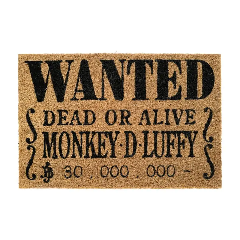 One Piece Wanted Monkey D Luffy doormat product photo