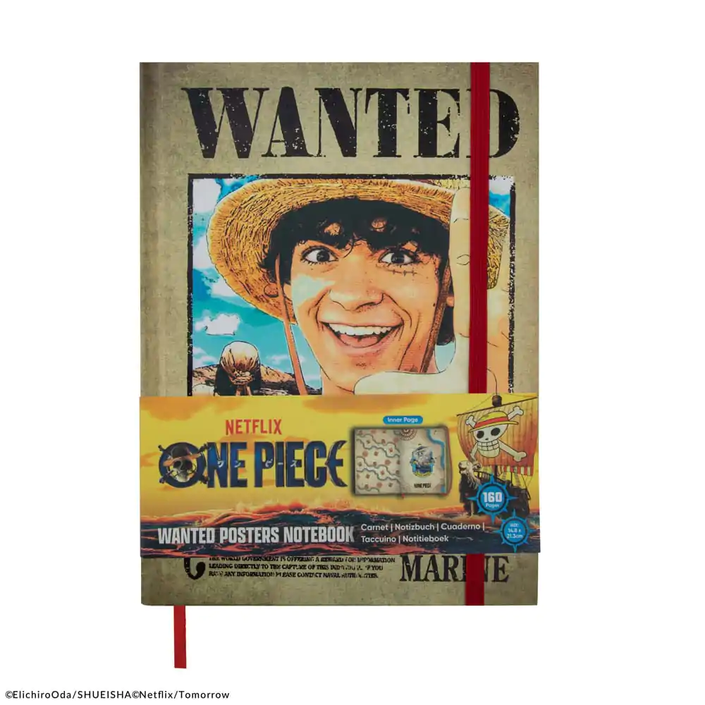 One Piece Notebook Wanted Posters termékfotó