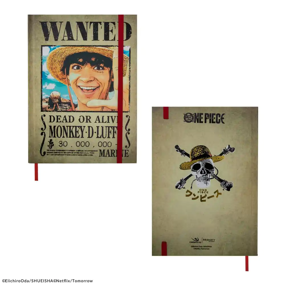 One Piece Notebook Wanted Posters termékfotó