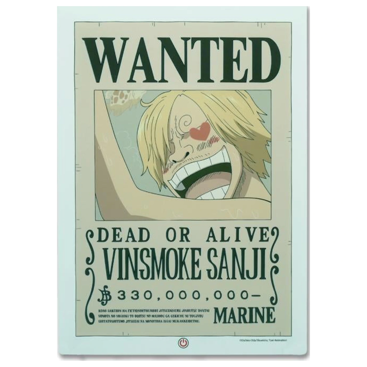 One Piece Wanter Sanji neon lamp 30cm product photo