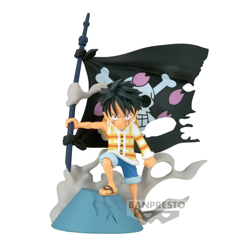 One Piece WCF Log Stories Monkey D Luffy figure 8cm termékfotó