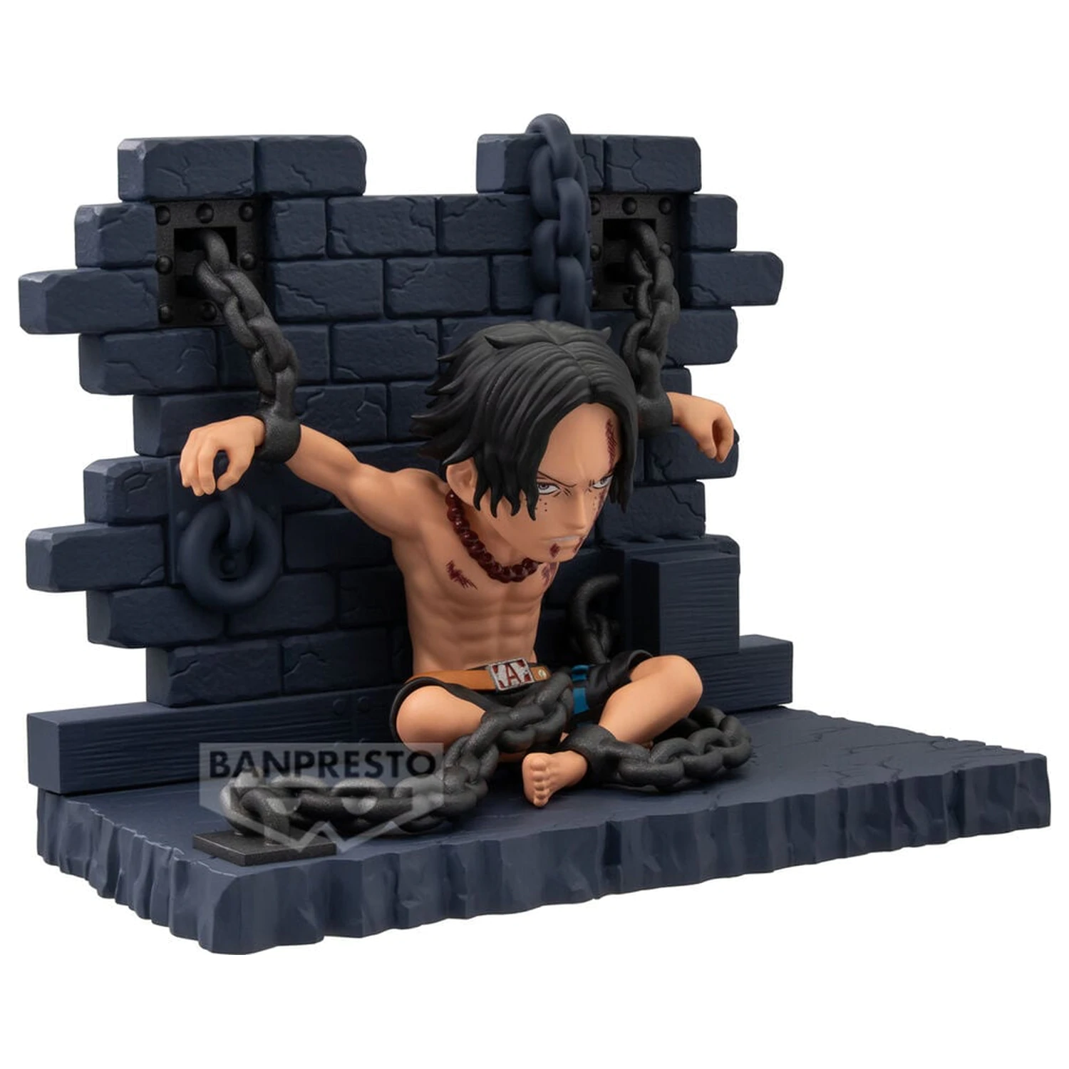 One Piece WCF Log Stories Portgas D Ace Impeldown figure 8cm product photo