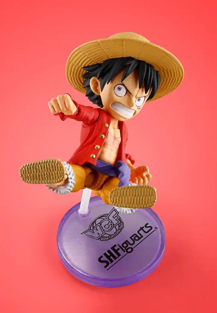 One Piece World Collactable Figures x S.H. Figuarts Action Figure Monkey D. Luffey 8 cm termékfotó