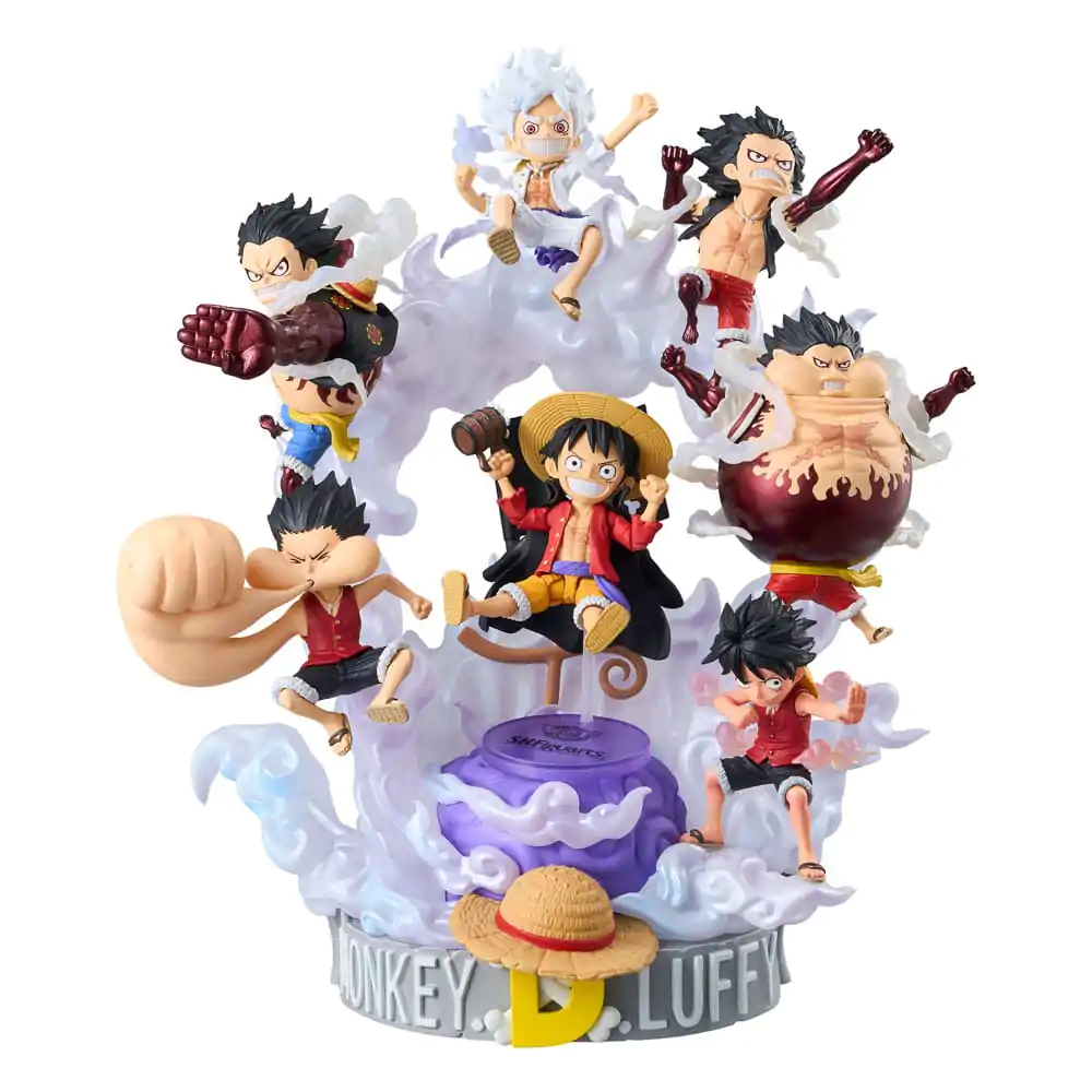 One Piece World Collactable Figures x S.H. Figuarts Action Figure Monkey D. Luffey 8 cm termékfotó