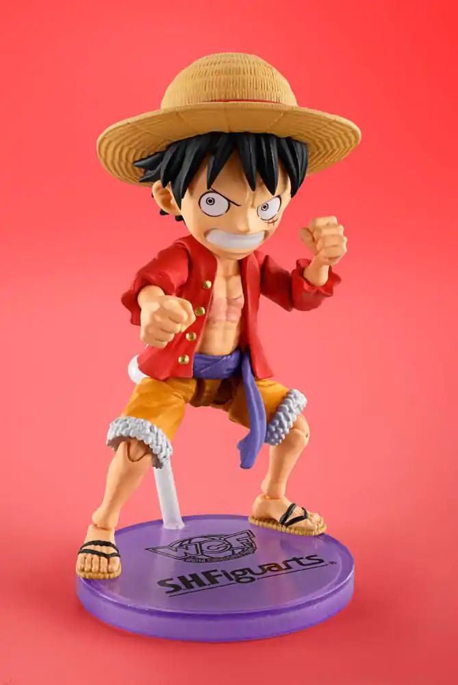 One Piece World Collactable Figures x S.H. Figuarts Action Figure Monkey D. Luffey 8 cm termékfotó