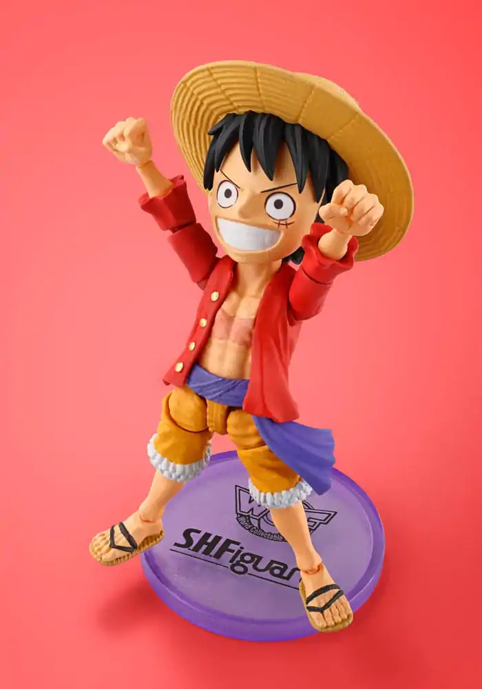 One Piece World Collactable Figures x S.H. Figuarts Action Figure Monkey D. Luffey 8 cm termékfotó