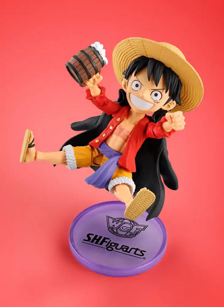 One Piece World Collactable Figures x S.H. Figuarts Action Figure Monkey D. Luffey 8 cm termékfotó