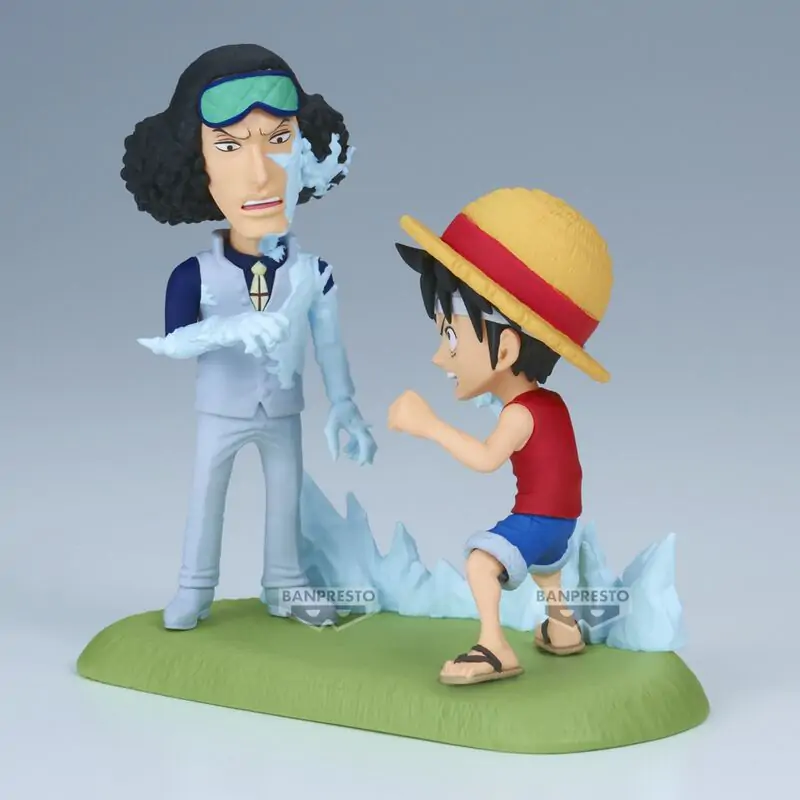 One Piece World Collectable Figure Log Stories Monkey D. Luffy vs Kuzan 9cm termékfotó