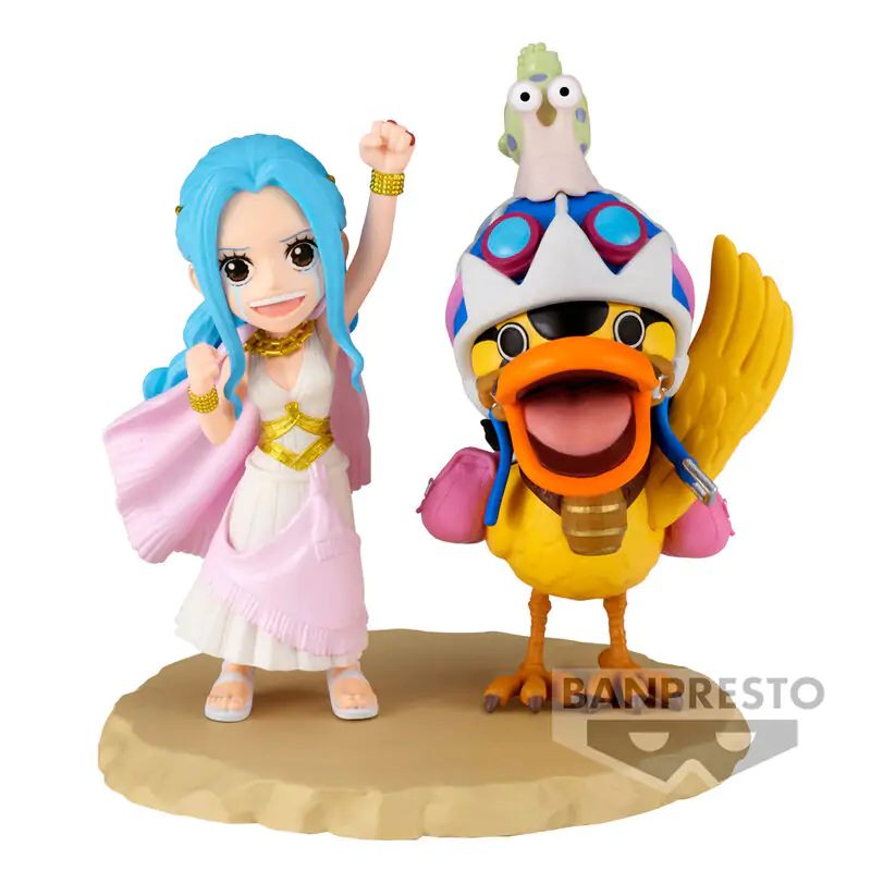 One Piece world collectable Log Series Nefeltari Vivi & Karoo figure 7cm termékfotó