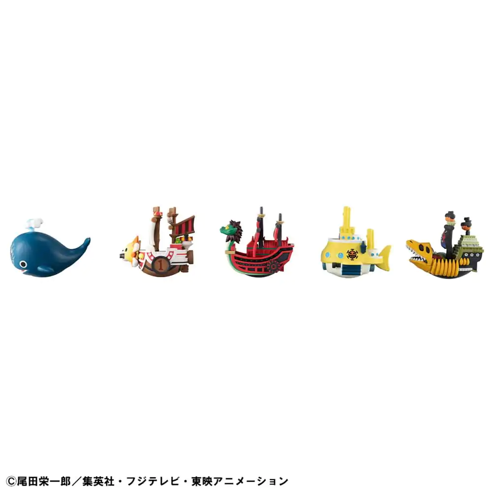One Piece Yuracolle Series Trading Figure 5-Pack Grand Line Vol. 2 6 cm product photo
