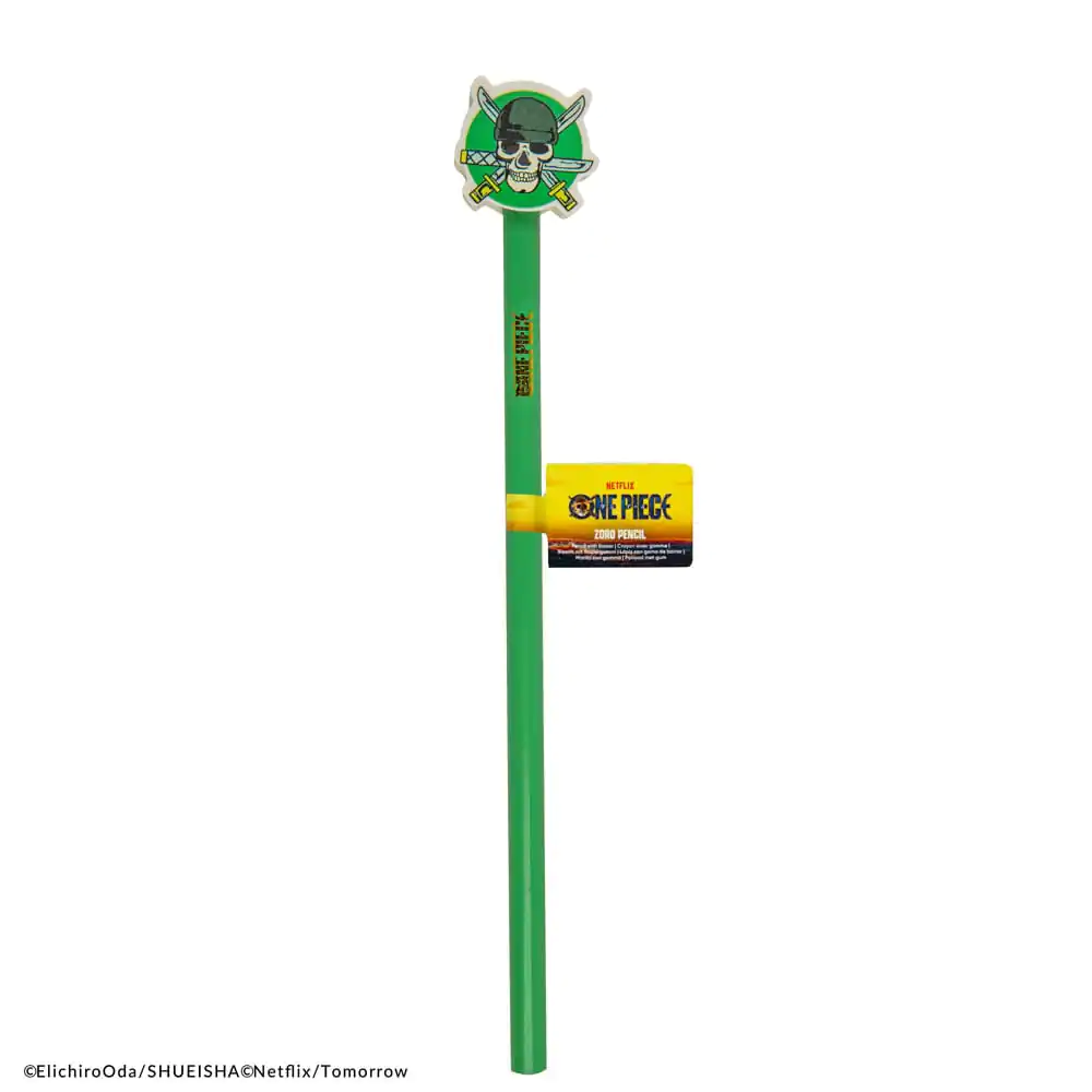 One Piece Pencils with Eraser Topper Zoro product photo