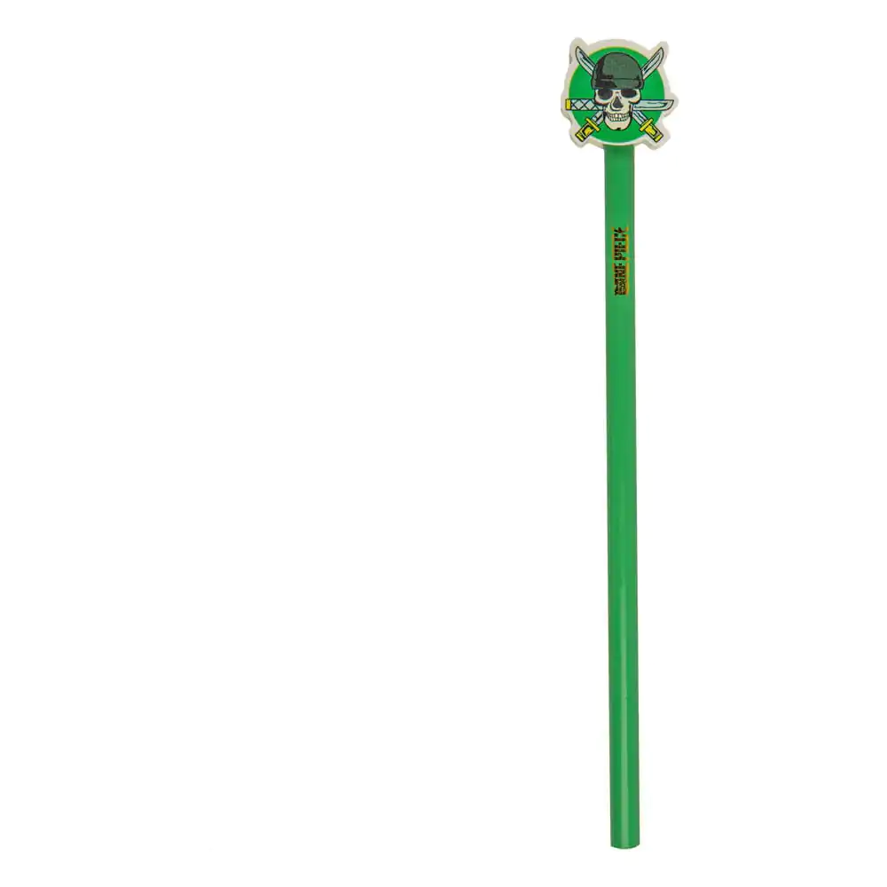 One Piece Pencils with Eraser Topper Zoro product photo